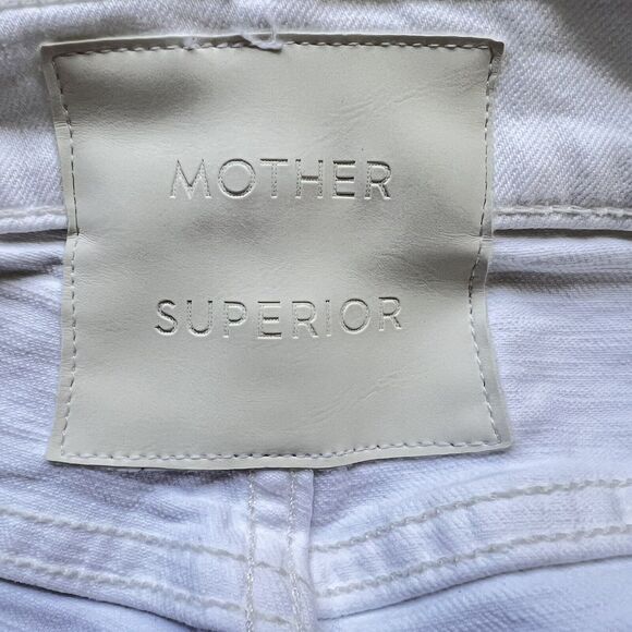 Mother Superior Size 26 White Distressed The Dutchie Ankle Jaws EUC - Picture 13 of 16